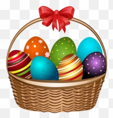 Easter Basket Transparent Background Clipart - Full Size png