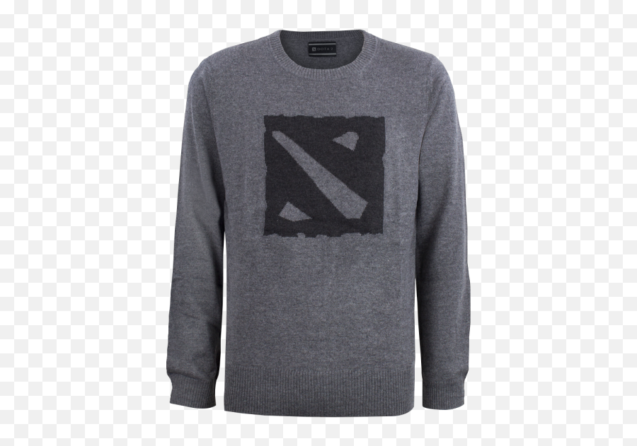 Dota 2 Sweater Logo Grey - Dota 2 Sweater Png,Dota 2 Logo Png