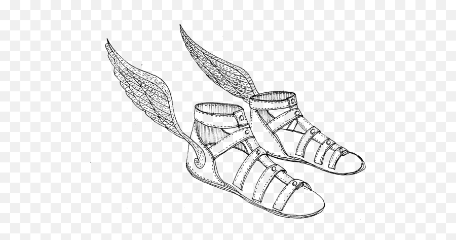 Таларии сандалии Гермеса. Летающие сандалии Гермеса. Таларии Гермеса рисунок. Крылатая обувь Гермеса.