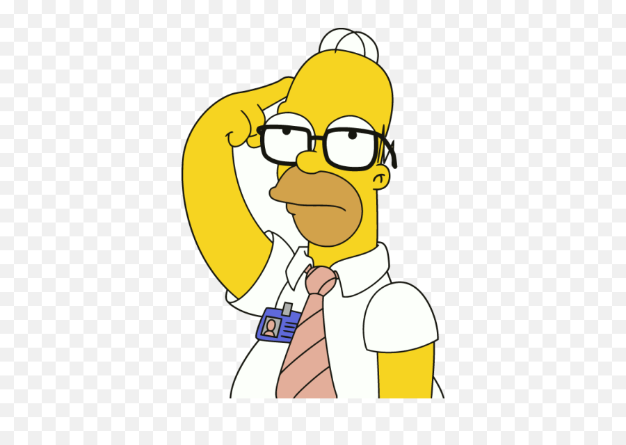 Homer - Thinking Homer Simpson Png,Homer Png