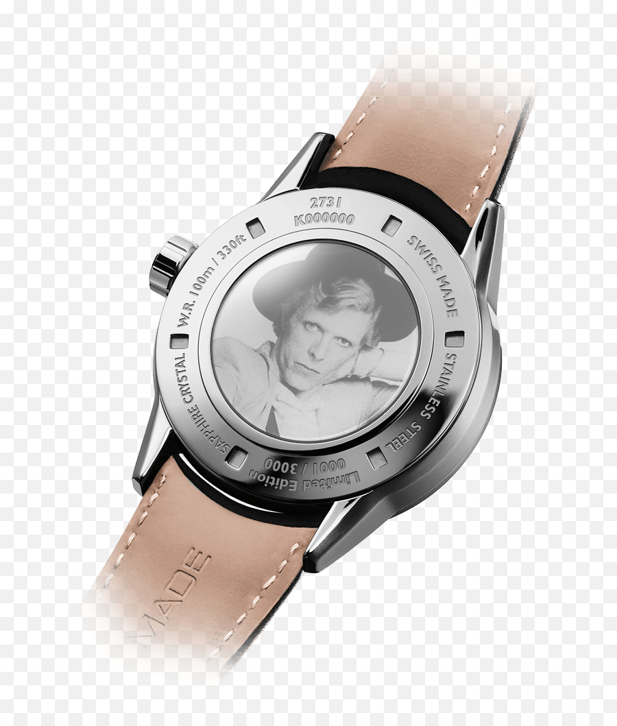 Freelancer Menu0027s Automatic Watch David Bowie Edition - Raymond Weil Bowie Png,David Bowie Logo