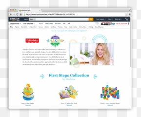 Shakira First Steps Collection Amazon Store - Technology Applications Png,Shakira Png