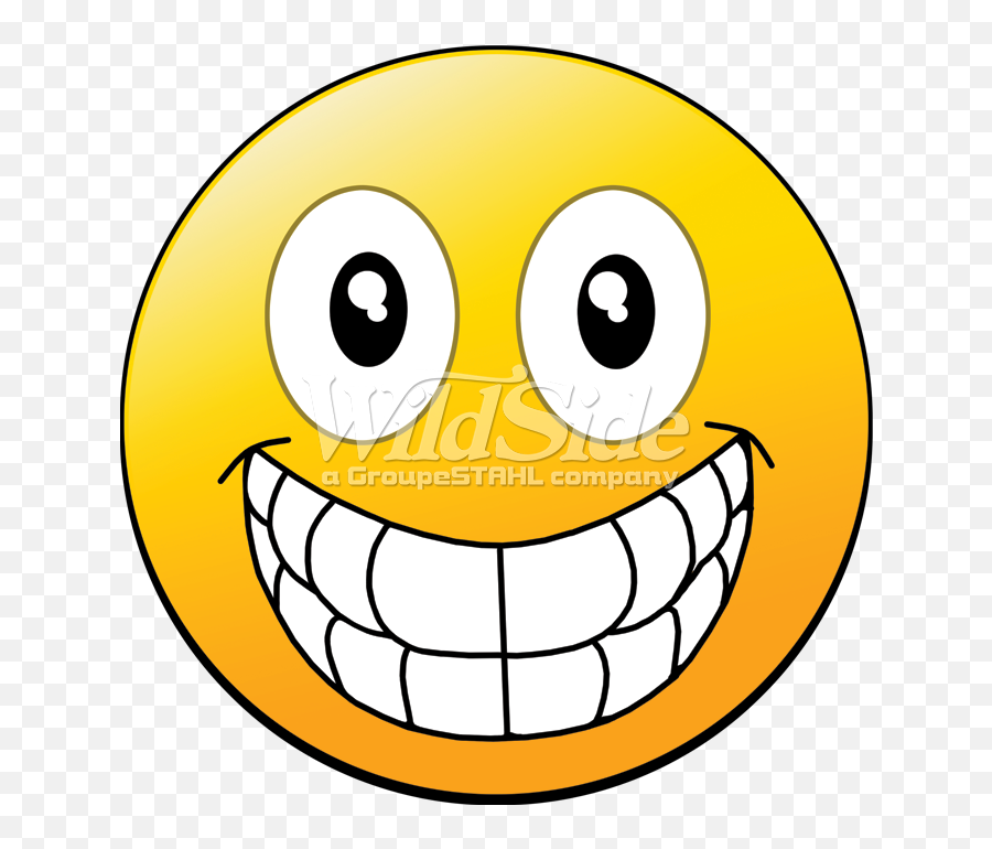 Emoji Big Smile - Smile With Teeth Emoji Highresolution Emoji Face Big Smiling Png,Eye Emoji Transparent