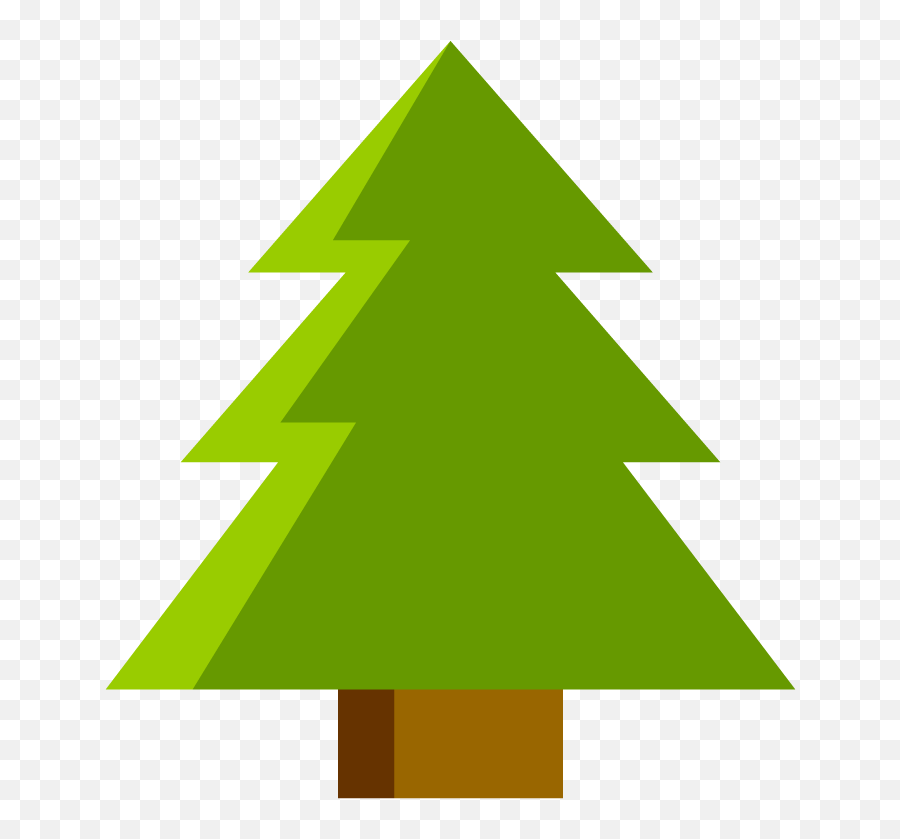 Library Of Triangle Tree Clip Art Png Files - Christmas Tree Shape Png,Green Triangle Png