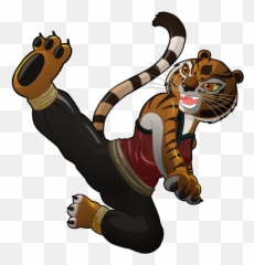 Kung Fu Panda Clipart Sensei - Kung Fu Panda Tigress Kick Tigress Png,Kung Fu Panda Png