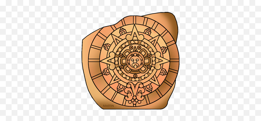 Free Aztec Power Point Templates By Phillip Martin Clip Art - Aztec Phillip Martin Clipart Png,Aztec Calendar Png