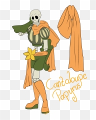 The New Design For Cantaloupe Papyrus Undertale - Watermelon Sans Png,Undertale Papyrus Png