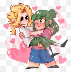 Toshinori Yagi X Inko Midoriya All Might Boku Hero - As Sans png