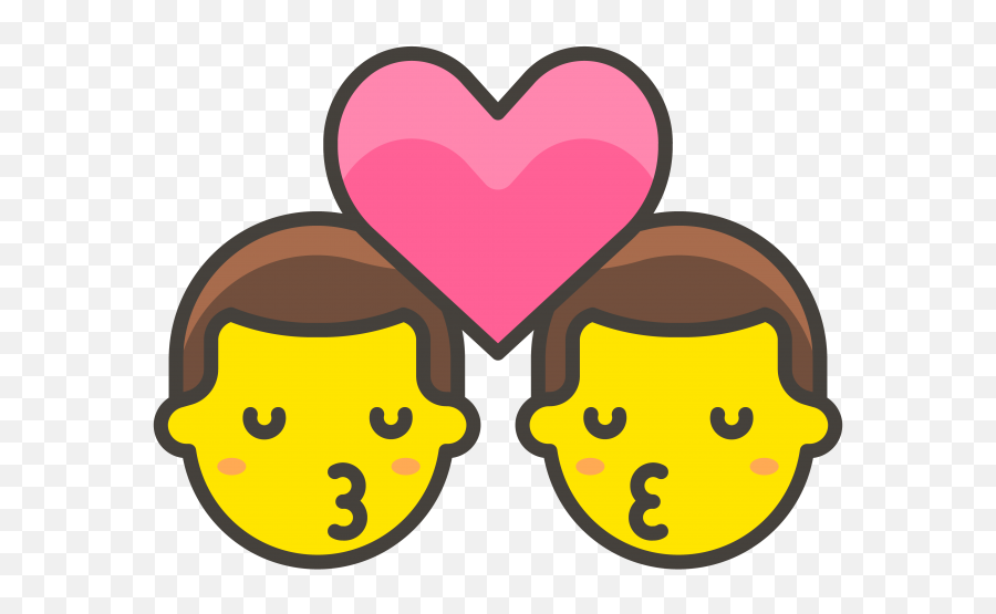 Kiss Man Emoji Clipart - Full Size Clipart 3055584 Png,Man Emoji Png