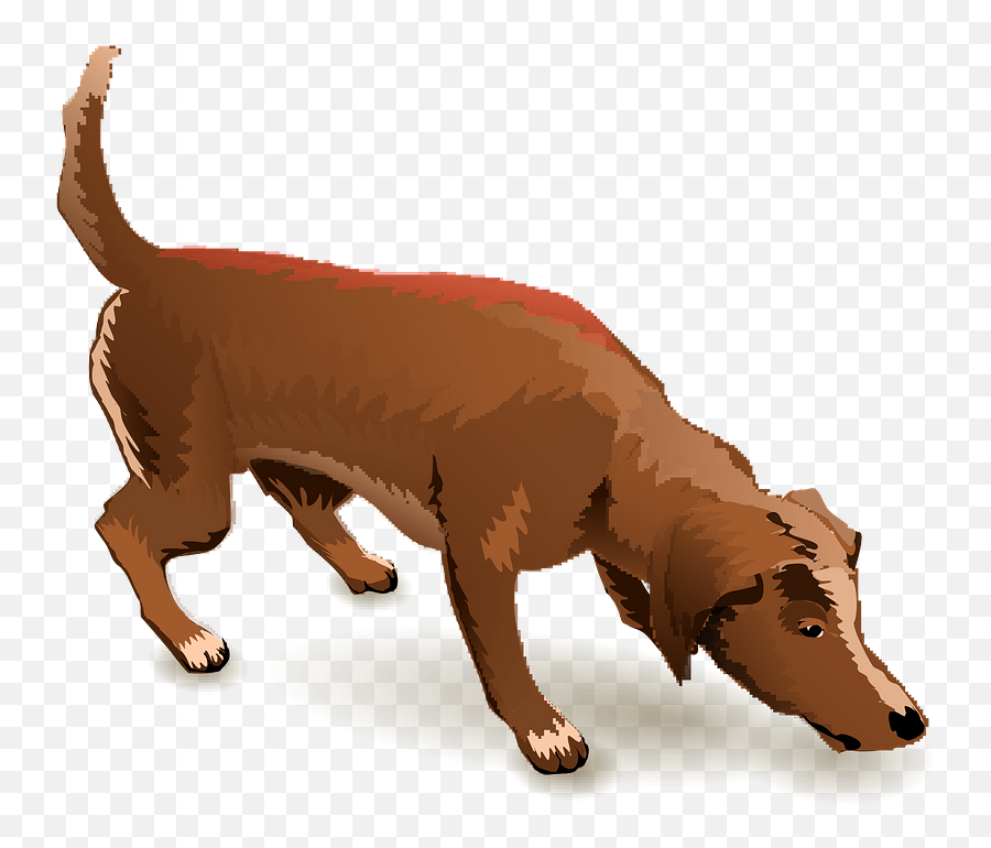 Sniffing Dog Clipart - Dog Clipart Sniffing Dog Png,Dog Clipart Transparent