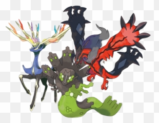 Aura Trio Legendary Pokemon Png Xerneas