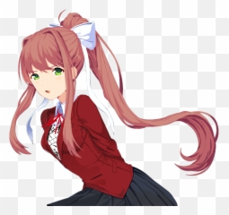 Doki Literature Club Fart - Doki Doki Literature Club Monika Outfits Png,Monika Transparent
