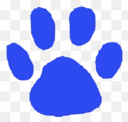 Feet Clipart Blue Foot - Painted Stone Elementary School Png,Blue Paw Print Logos