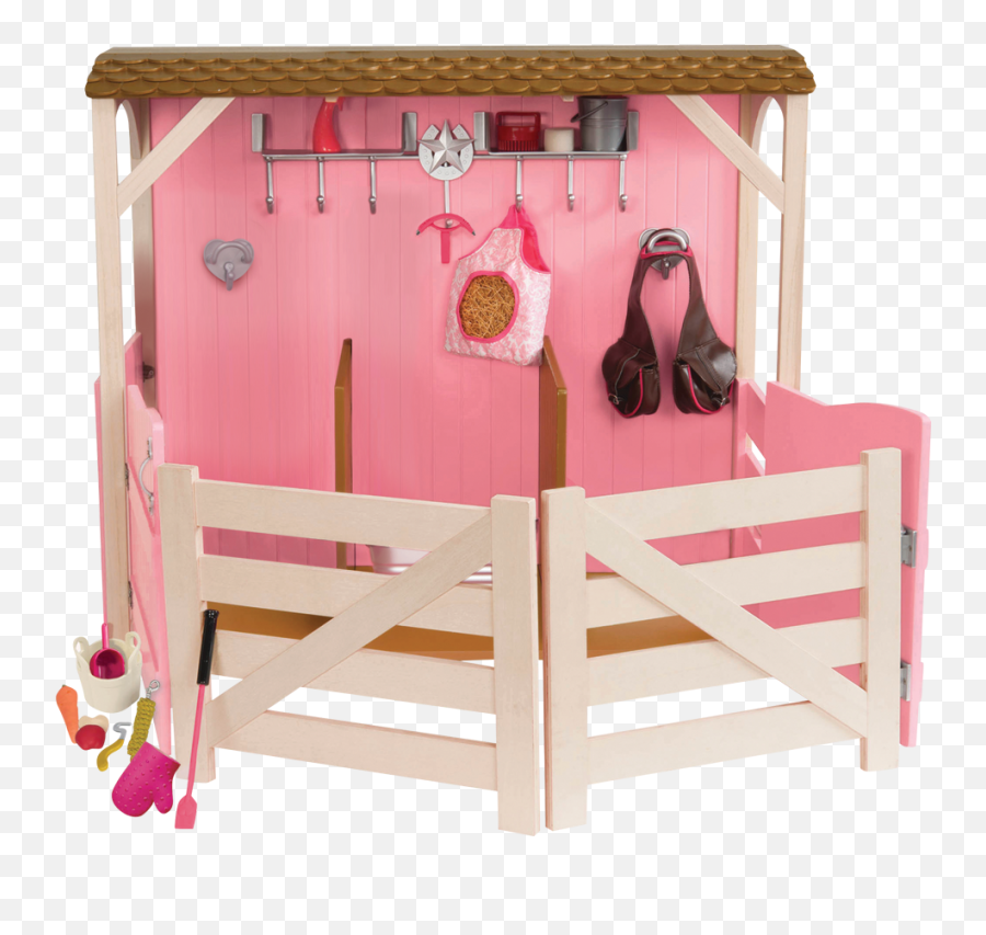 Saddle Up Stables 18 - Inch Horse Barn Our Generation Our Generation Dolls Horse Stable Png,Stable Png