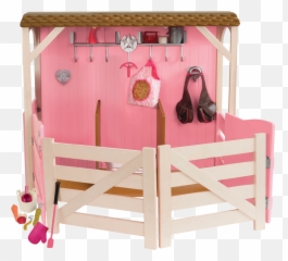 Saddle Up Stables 18 - Inch Horse Barn Our Generation Our Generation Dolls Horse Stable Png,Stable Png