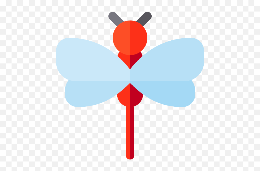 Flat Version Dragonfly Icon Png