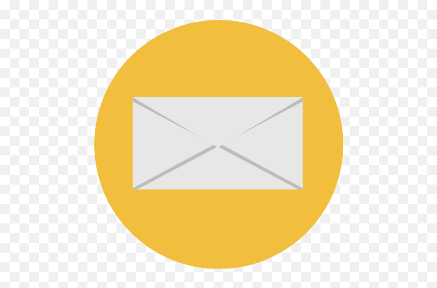 Envelope Vector Svg Icon - Envelope Icon Yellow Circle Png,App With An Envelope Icon