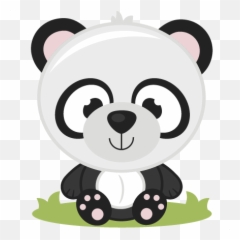 Baby Panda Svg Cutting Files Bear Cut File - Miss Kate Cuttables Panda Png,Cute Panda Icon
