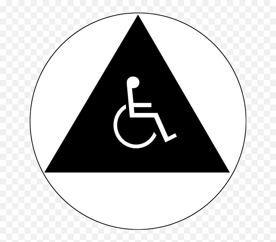 4010304 - All Gender Accessible Ca Restroom Door Symbol Set Handicap Accessible Entry Sign Png,Restrooms Icon