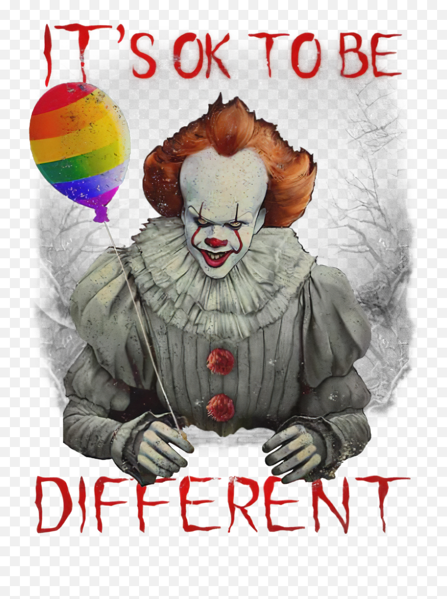 Lgbt Its Ok To Be Different Shirt - Joker Danger Png,Pennywise Lgbt Icon