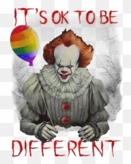 Lgbt Its Ok To Be Different Shirt - Joker Danger png