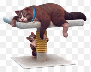 Download Sims Dog Figurine Cat Cats Dogs Hq Png Image - Sims 4 Cats And Dogs Vs City Living,Dogs Png