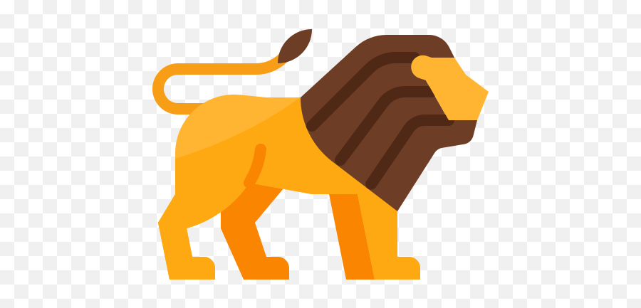 Lion - Free Animals Icons Animal Figure Png,Lion Icon Png