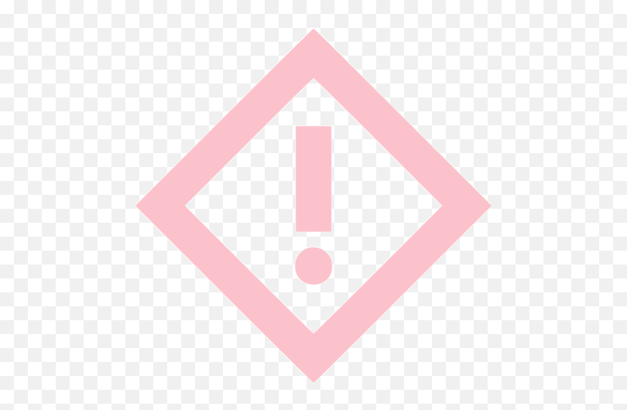 Pink Warning 8 Icon - Free Pink Warning Icons Good Png,Warning Icon Transparent