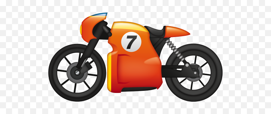 Emoji U2013 The Official Brand Orance Racing Motorcycle - Motorcycle Emoji Transparent Png,Google Places Icon
