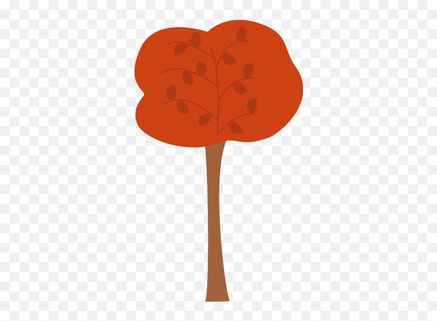 Fall Tree Clipartsr 10 - Autumn Tree Cute Png,Fall Trees Png