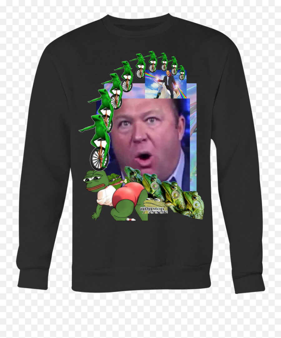 Alex Jones Gay Frogs Sweatshirt U2013 Meme Cuisine - Alex Jones Shirt Funny Png,Magikarp Icon