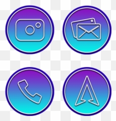 Tango Purple Blue Icons - Apps Google Play Dot png