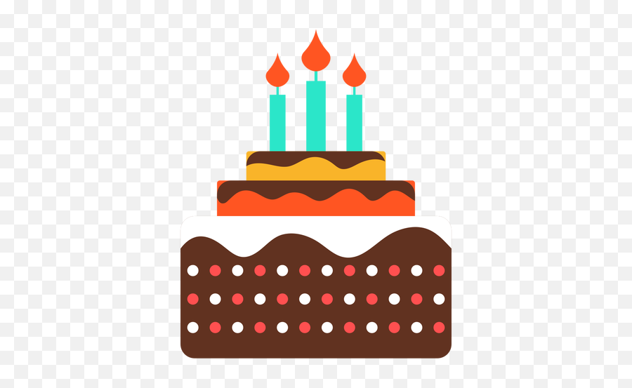 Tres Velas Icono De Pastel Cumpleaños - Descargar Pngsvg Happy Birthday Cake Icon,Pasteles Png
