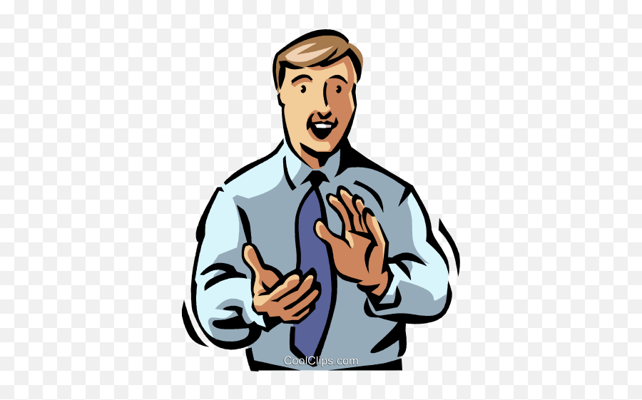 Download Businessman Clapping Royalty Free Vector Clip Art - Someone Clapping Clipart Png,Clapping Png