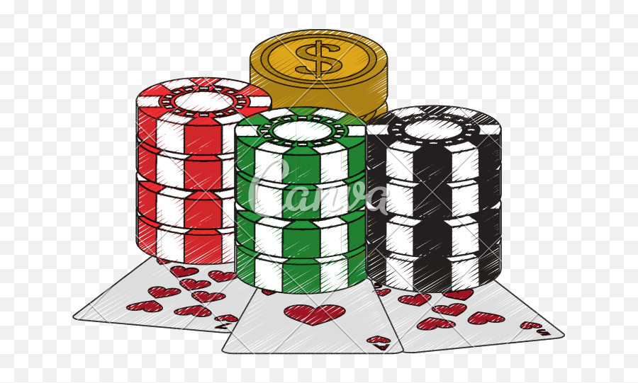 Chips With Cards And Coins Casino Related Icons Image Png Icon