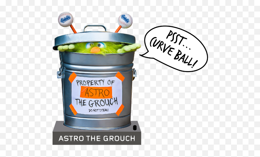 This Saints Giveaway Brought To You - Astro The Grouch Bobblehead Png,Oscar The Grouch Png