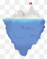 Iceberg Clipart Powerpoint - Png Transparent Illustration