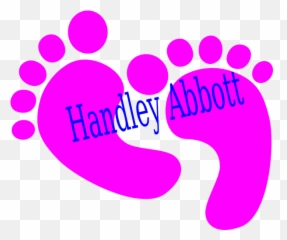 Blue Baby Feet Clip Art - Vector Clip Art Circle Png,Baby Feet Png