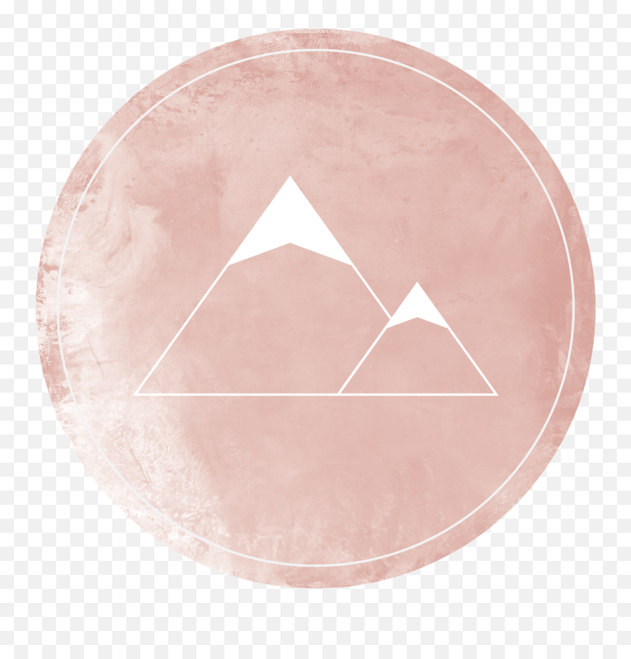 Modern Mountain Logo - Pink Mountain Logo Png,Mountain Logos