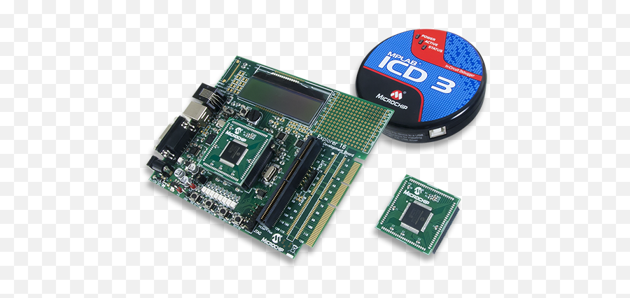 Dv164037 Mplab Icd 3 With Explorer 16 Kit From Microchip Technologies Retired - Mplab Icd3 Png,Microchip Png