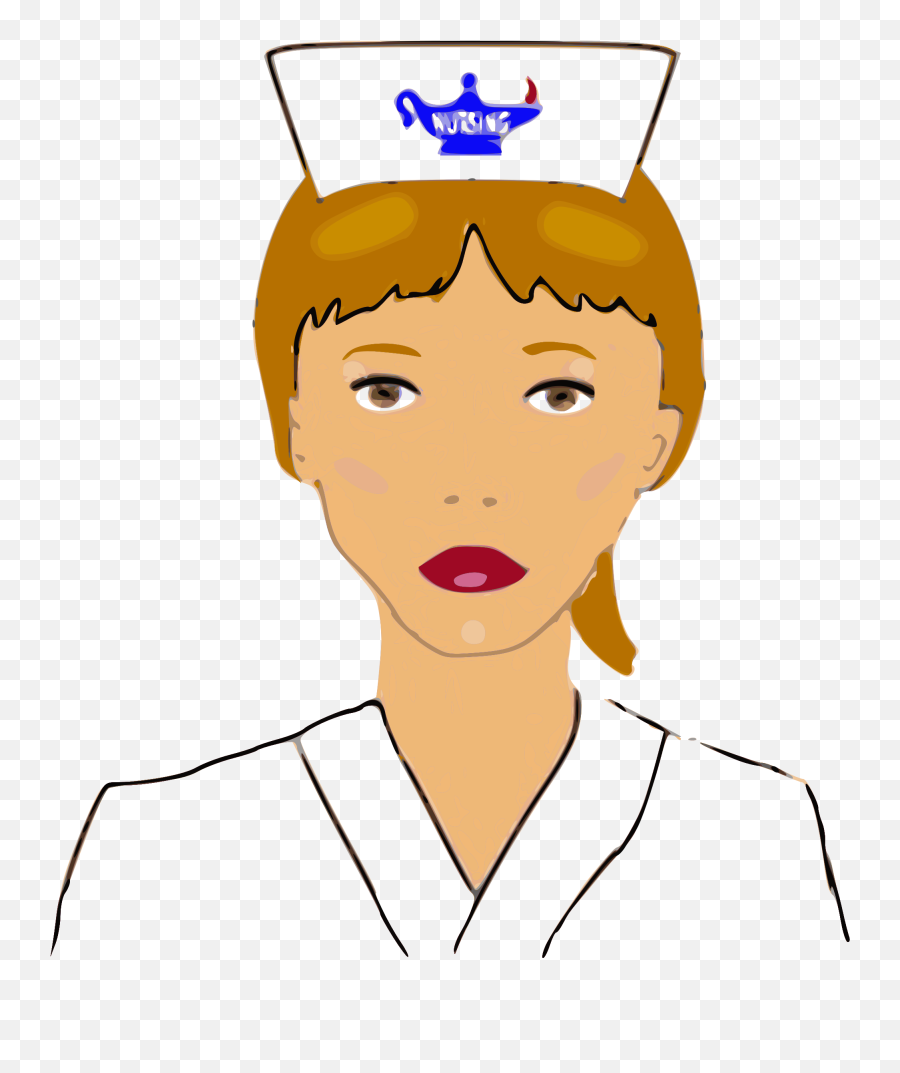 Nurse Cartoon Transparent Background - Outline Of A Nurse Png,Nurse Clipart Png