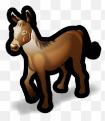 Donkey Horse Icon - Horse Png,Donkey Png