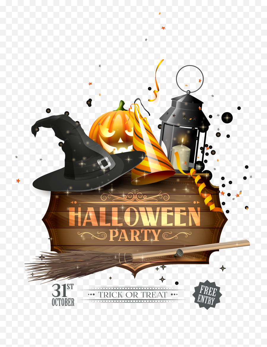 Halloween Party Holiday Day Saints - Halloween Party Sign Free Png,Halloween Party Png