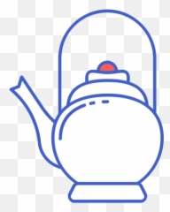 Holy Water Jar Kamandalm Line Icon - Teapot png