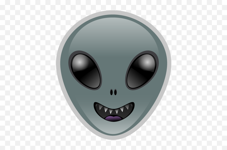 Alien Emoji Transparent Png Clipart - Alien Emoticons,Alien Emoji Png