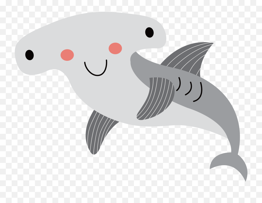 Cute Shark Png Transparent Collections - Cute Shark Cartoon Png,Shark  Transparent Background - free transparent png images 