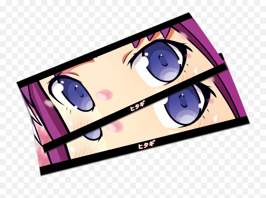 Senjougahara Eyes Slap - Cartoon Png,Slap Png