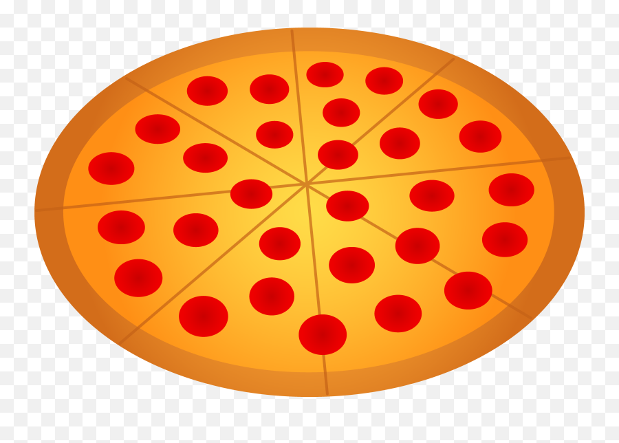 Whole Pepperoni Pizza Free Clip Art - Pizza Pepperoni Clip Art Png,Pizza Clipart Png