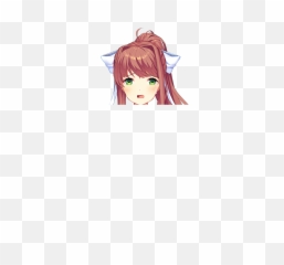 Monika Doki Transparent Png - Doki Doki Monika Memes,Monika Png