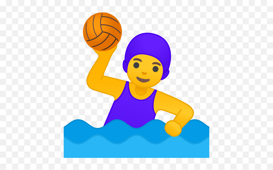 Woman Playing Water Polo Emoji - Waterpolo Png,Water Emoji Png